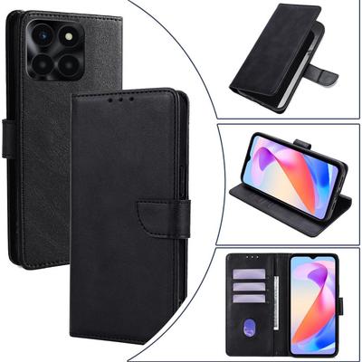 Retro Flip Brieftaschenhülle Für Honor 90 50 X8A X8B 10X Lite 7A 7C 9X Huawei P Smart 2021 Y9 2019 Hülle PU Leder Holster Kartensteckplatz Halter Telefon Stoßfänger