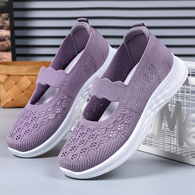 Summer New Shallow Mouth One Pedal Old Beijing Cloth Shoes Fashionable Mother Shoes Women's Casual Shoes