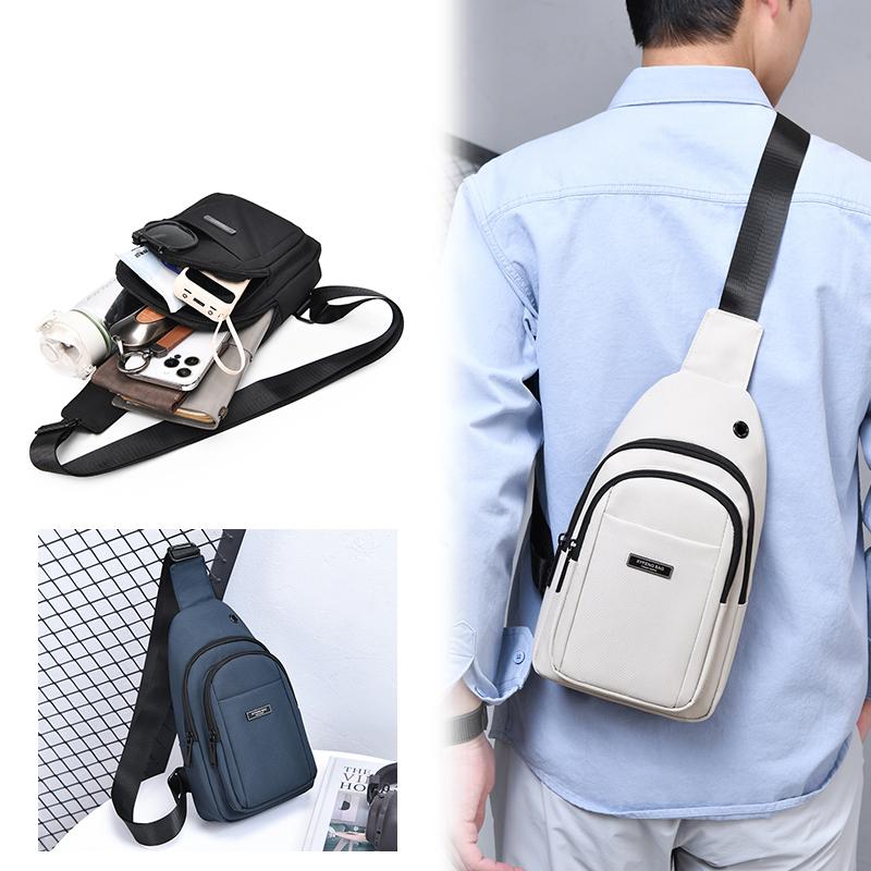 Men's Chest Bag Outdoor Shoulder Crossbody Bag Sports Mobile Phone Bag