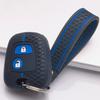 Silicone Car Keychain Strap for Peugeot 107 108 206 207 307 308 Citroen C1 C2 C3 C4 C5 Saxo Honeycomb Texture Anti Scratch Anti Lost Key Ring Holder