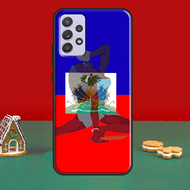 Haiti Haitianische Flagge Handyhülle Für Samsung A12 A22 A32 A42 A52 A72 A21S A52S A20e A31 A51 A71 A50 A70 Hülle