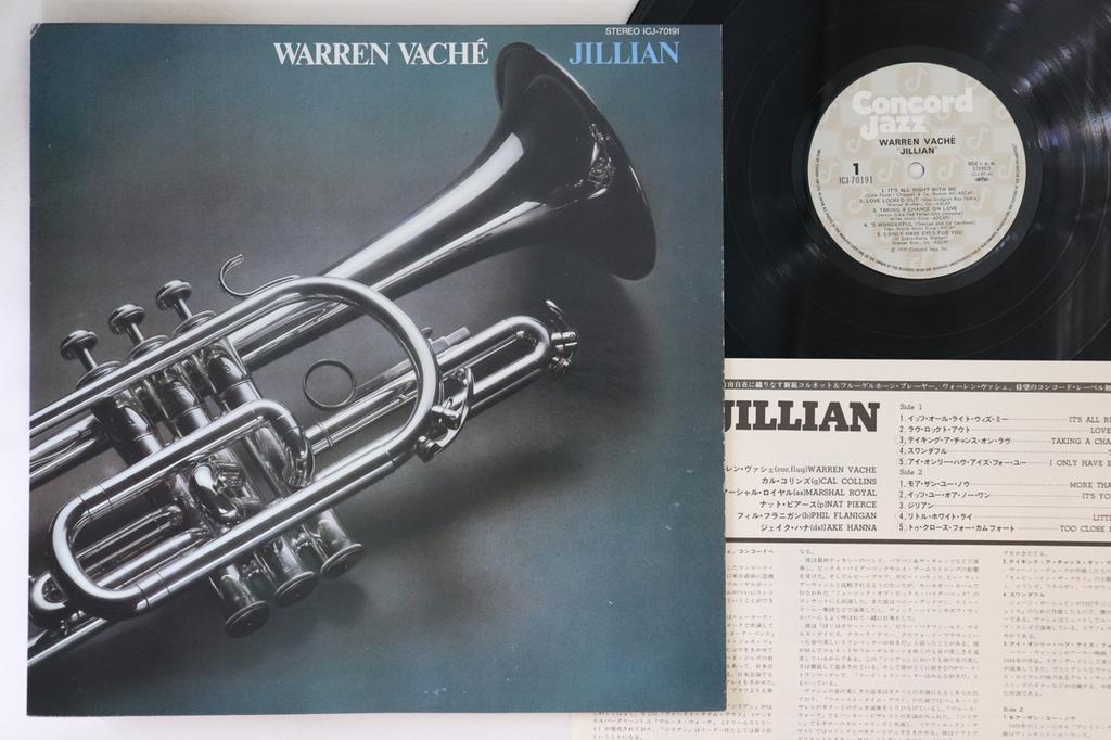 LP Record WARREN VACHE - Jillian ICJ70191 CONCORD JAZZ 1979 Japan Jazz Used