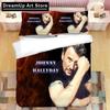 3D Print Fashion Johnny Hallyday Bedding Set Boys Girls Twin Queen Full Size Duvet Cover Pillowcase Bed Adult Bedroom