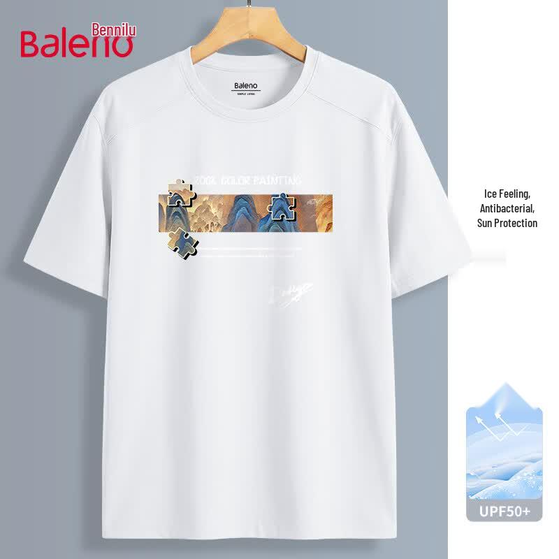 Baleno Men s Quick-Dry Cooling Sport T-Shirt белый