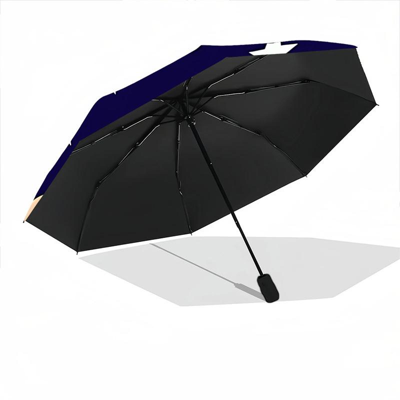 1pc Teddy Bear Night Sky Pattern Automatic Open/close Folding Umbrella, Compact Portable Travel Umbrella, Perfect Birthday/Christmas, Cute U