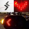 2 Pcs Red Arrow Indicator 14Smd Led Car Side Mirror Turn Signal Light For Bmw