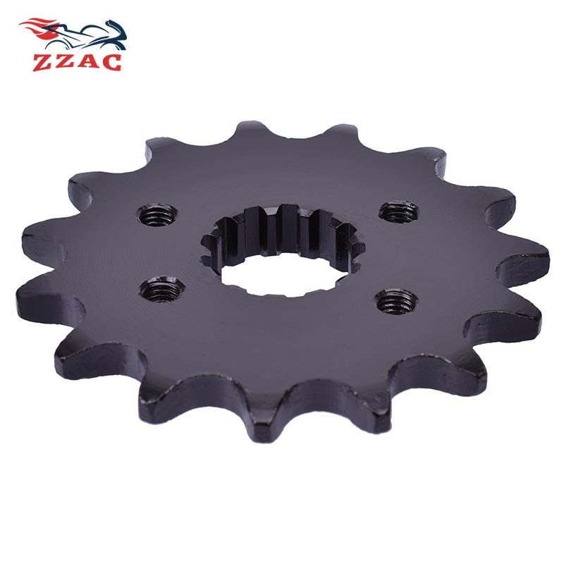 Motorcycle Front Sprocket 520-15T For Kawasaki BJ Estrella 250 GPZ400 GPX400 ZR400 ZXR400 ZX-4 Parts Accessories