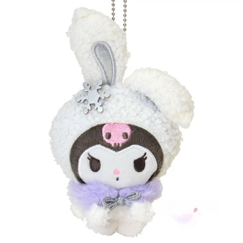 First Snow Winter Collection Kuromi Kitty Melody Anime Plush Doll Pendant Snow Bunny Cinnamoroll Stuffed Animals Charm