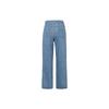 Adidas Originals X Dry Clean Only Co-Branded Buttoned Casual Comfortable Sports Denim Pants Women Bottoms Blue H59020
