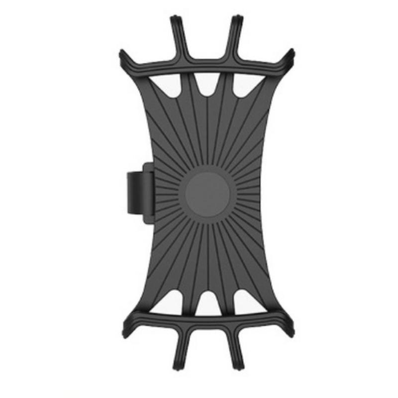 

Вращающийся на 360 градусов держатель для мобильного телефона для велосипеда, мотоцикла, безопасный кронштейн для велосипеда, силиконовая поддержка, силиконовый держатель с зажимом для всех телефонов Basic-black，1pc