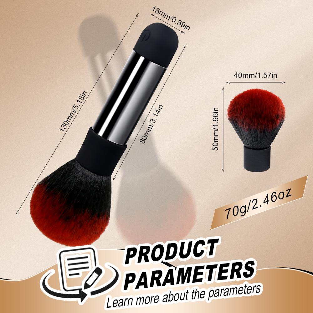 Make-up štětec G-bod vibrátor Sexuální hračky Výkonný vibrační stimulátor orgasmu klitorisu a bradavek USB bezdrátové nabíjení AV tyč masážní přístroj