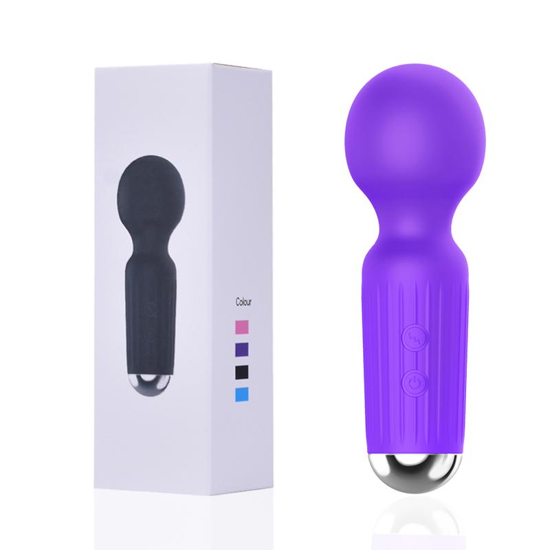 20 Speed Powerful Mini AV Magic Wand Vibrator G Spot Clitoris Stimulator USB Rechargeable Massager For Adult Women Sex Toys