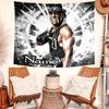 Personalized Hulk Hogan Background Tapestry,Custom Name Birthday Party,Multifunctional Wall Decoration for Home Decor,Various Occasions