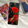 Poppy Flower Bloom Case For Samsung Galaxy A06 A16 A56 A36 A26 A54 A34 A14 A52 A32 A12 A13 A33 A53 A15 A35 A55