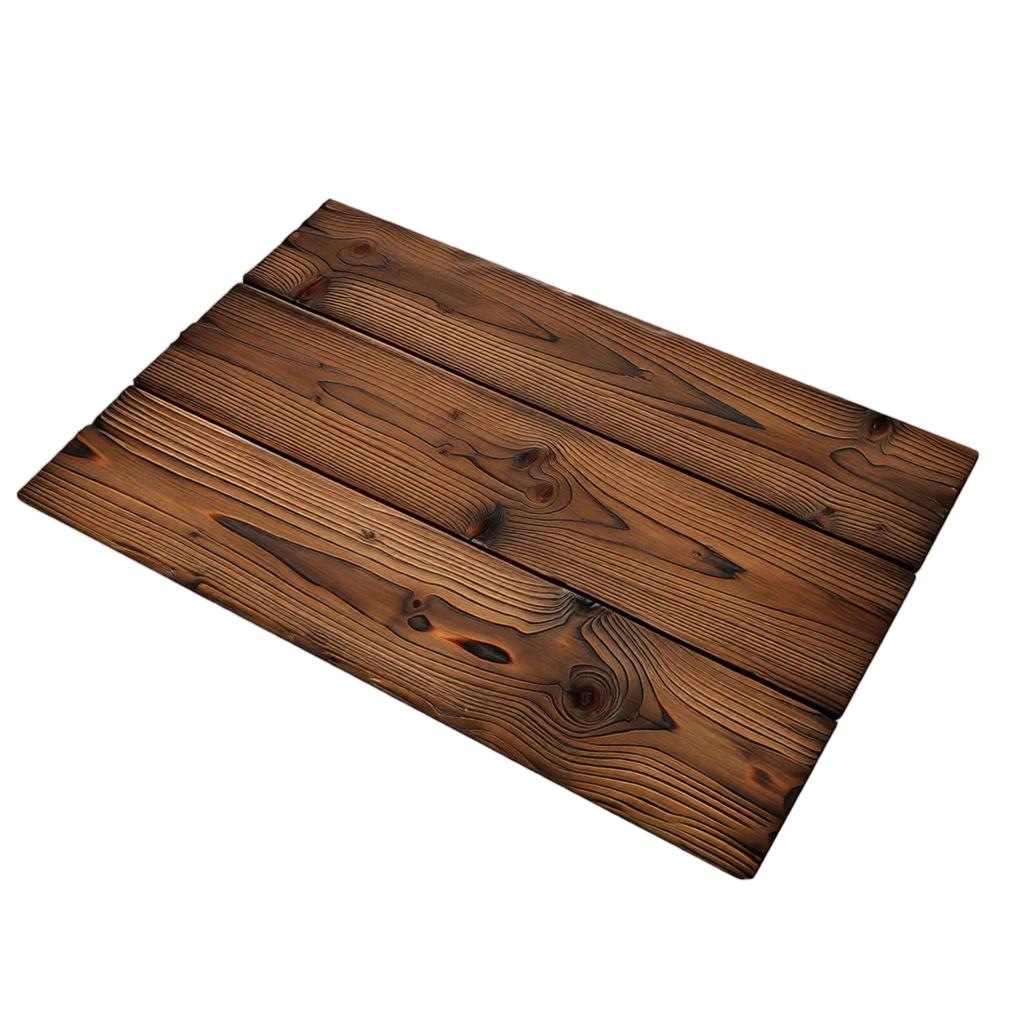 Diatomeeënaarde Badmat 40*60cm - Houtnerf Design, Sneldrogend, Absorberende Badkamervloer voor Douche, Wastafel, Entree