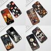 for Samsung Galaxy A35 A36 A55 A26 A05 A06 A14 A50 A51 A53 A54 A12 A13 A23 Phone Case with Little Ghost Halloween Pumpkin Flower