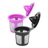 2pcs Reusable Coffee Pods Coffee Filters Refillable Coffee Pod Capsules with Brush Spoon