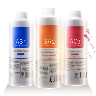 Hydro Peeling Solution Professional Hydrodermabrasion Bubble Solution AS1 SA2 AO3 All Skin Types Deep Cleansing Gentle Hydration