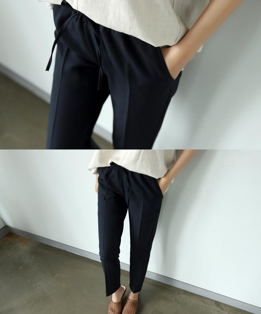 Ppaeppae Perfect Fit! Crooked Waist Slacks