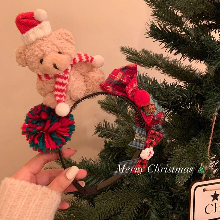 1pc Reindeer Antlers Headband Christmas and Easter Party Headbands Deer Antlers Headband with Bells Cute Reindeer Ears Headband