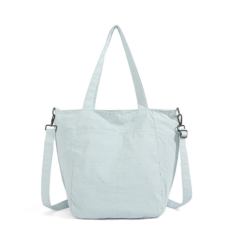 Large Capacity Handbag Women's Solid Color Shoulder Bag