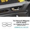 Weiche Kohlefaser Auto Innen Türgriff Rahmen Aufkleber Für Renault Megane 4 2016 2017 2018      2024 2025