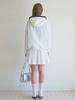 Elssibeui Banding Mini Skirt_Ivory