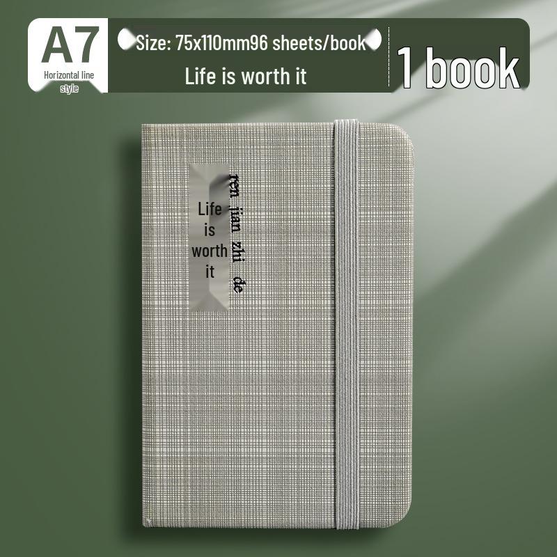 A7 Mini Pocket-Sized Notebook: Portable, Simple, and Perfect for Students