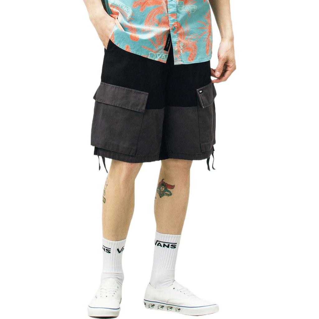 Vans Color Block Pocket Straight Leg Cargo Shorts Men Shorts VN0A5FJAKOU