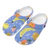 Casual Printed EVA Clogs for Women Men Easy Clean Lightweight Slip On Casual Footwear Soft Sole Summer Sandals Daily Wear