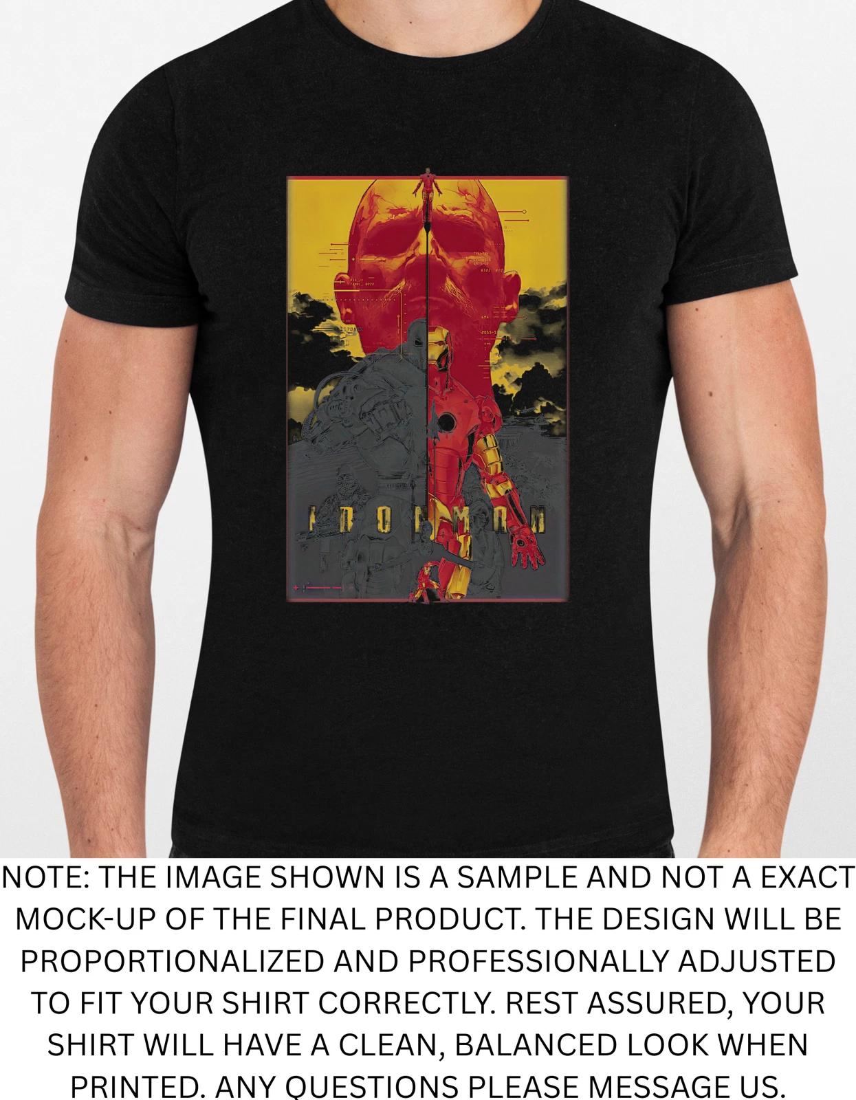 Men s and Women s T-shirts Iron Man 1 Graphic XXXL