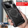 Slide Camera Funda for Realme GT 7 Pro / GT7 Case Ring Stand Protection Back Cover for Realme GT7 Pro Shockproof Phone Capa