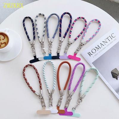 New Portable Mobile Phone Hand Wrist Straps Nylon Colorful Anti-fall Lanyard with Tether Tabs Detachable Cellphone Hanging Cord