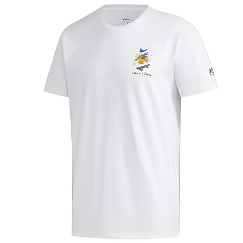 Adidas Neo T Shirts Men s White Crew Neck Moderate Straight Fit GJ5644 L