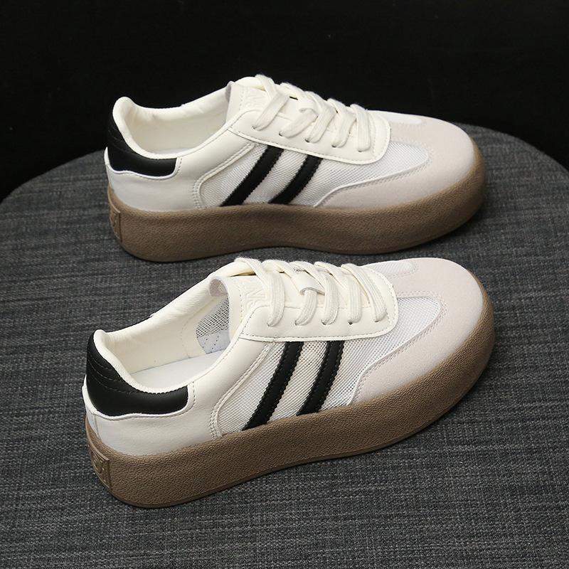 

Thick-soled heightening color matching German training shoes for women s 2025 summer new sports board shoes versatile white shoes casual Forrest Gu 40