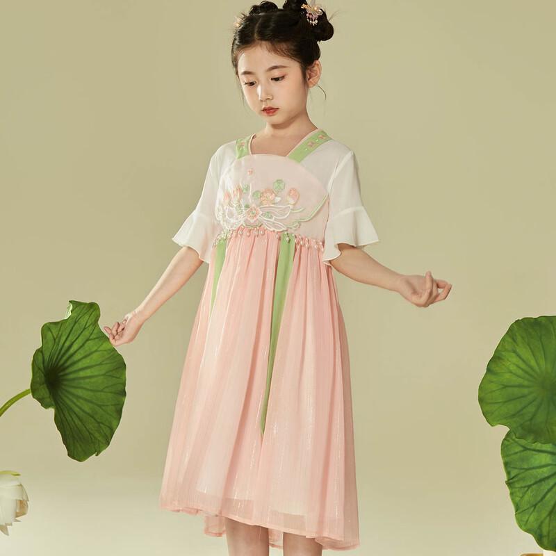 Xiao Hu Pati Girls' Summer Hanfu Dress
