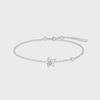 Silver Sparkling Star 925 Silver Bracelet B066-04H.