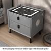 Smart Bedside Table with Storage - Compact Bedroom Cabinet