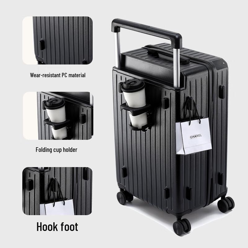 PC Hardshell Luggage with Wide Pull Rod 20 inch
