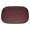 Large Wood Grain Oval Tray Serving Black 36cm Lacquerware Made In Japan 12-inch (Serving Tray, Tray, Tray) Shin-Tameten (ABS Resin)