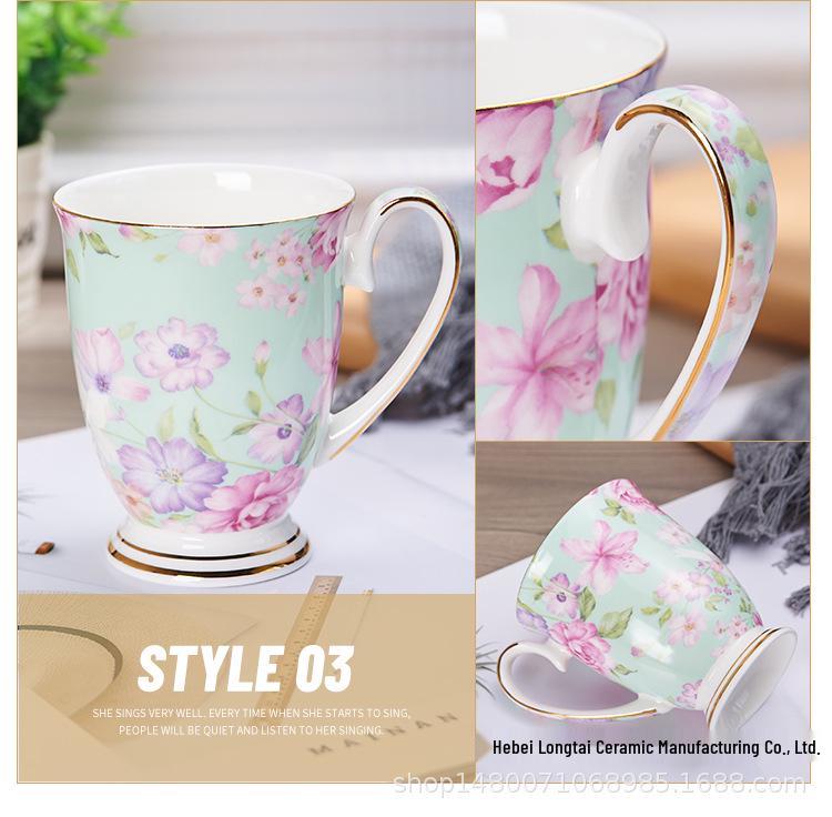Set di Tazze Creative in Osso Porcellanato Ceramico – Tazze per Caffè, Tè, Latte, Acqua e Spazzolino da Denti