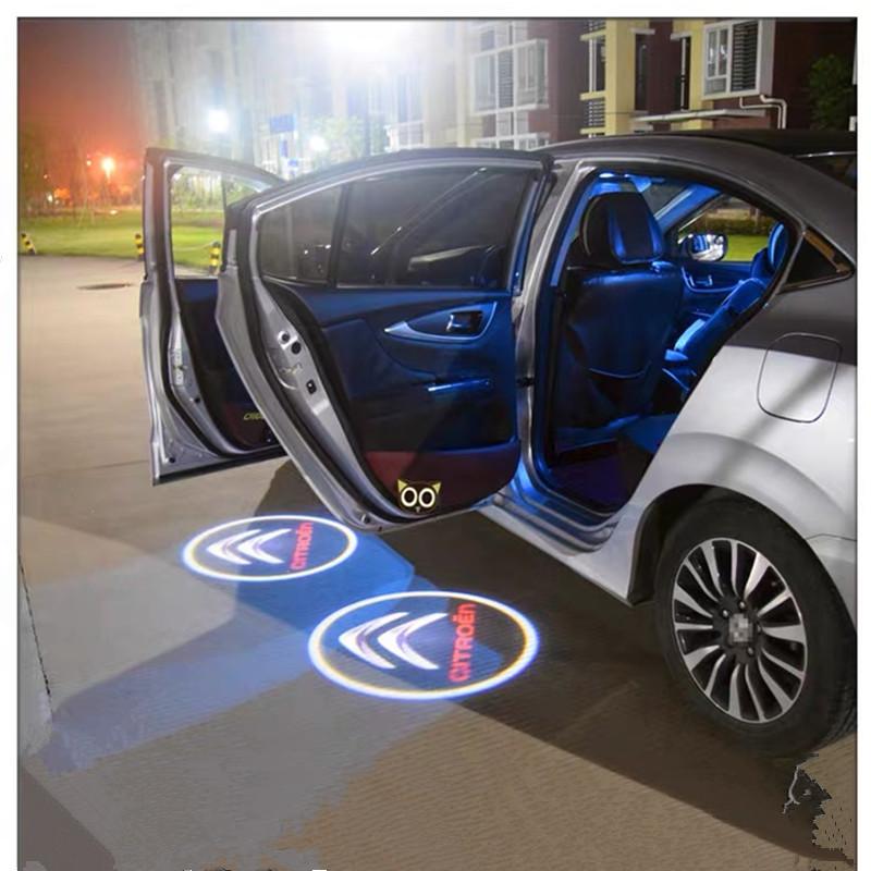 Good Quality Car Door Lights LED Car Door Courtesy Light Projector Signal Lamp Car Accessories Drop Shipping For Citroen