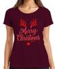 Merry Christmas Reindeer Rudolph Christmas Festive Funny Retro Unisexs TShirt