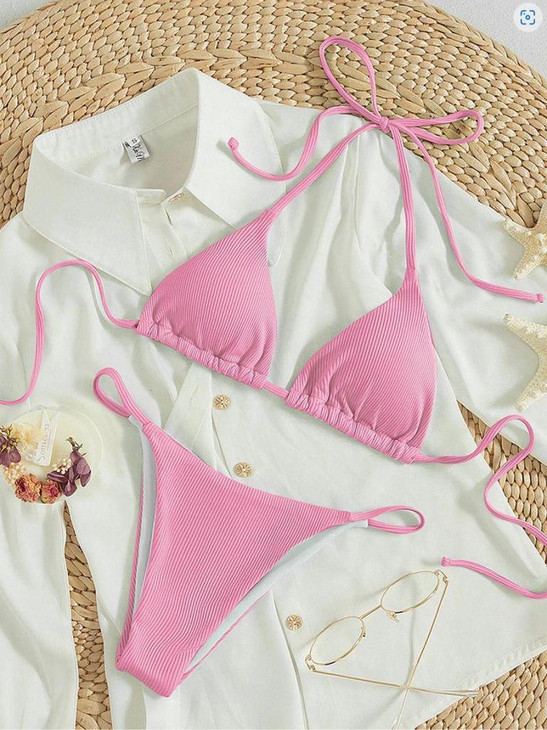 Bikini Sexy Due Pezzi Multicolore 2023 per Donna - Europa e America