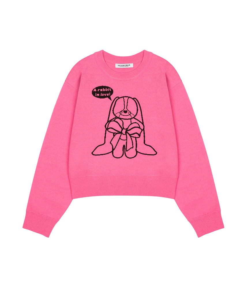 LUVISTRUE Am Cute Rabbit Knit (Pink)