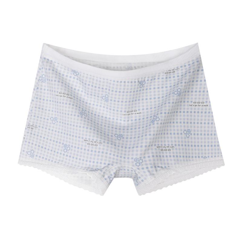 Women S High Waisted Cotton Boxer Briefs Antibacterial Anti Chafe Safety Underwear