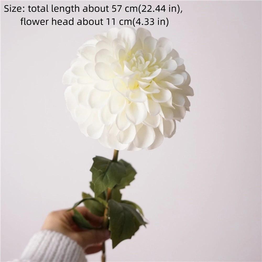 New Silk Artificial Dahlia Flowers Decorative Pink Chrysanthemum Fake Flower Floral Artificial Faux Plants Home Decoration