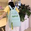 Fashion Travel Japanese Backpack Female Student Large Capacity Trend Backpack Travel Lightweight High Face Schoolbag Contrasting Colors