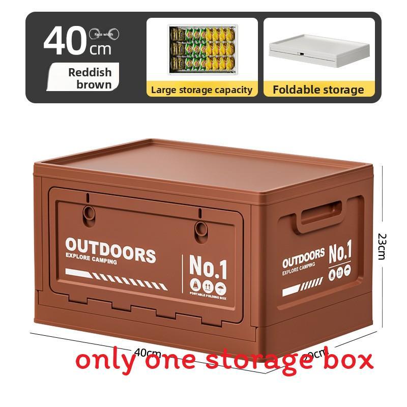Outdoor Camping Aufbewahrungsbox mit faltbarem Design für Auto-Organizer und Campingausrüstung