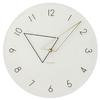 Interform Colmio Wall Clock CL-4342IV Ivory Black Gold Sweep Movement